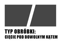 cięcie pod dowolnym kątem